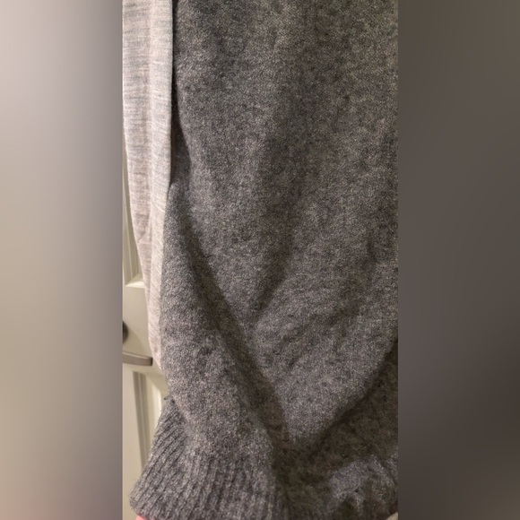 Moth Anthropologie Wool Blend Lightweight Wool Blend Sweater in Gray, Size M - Picture 5 of 8